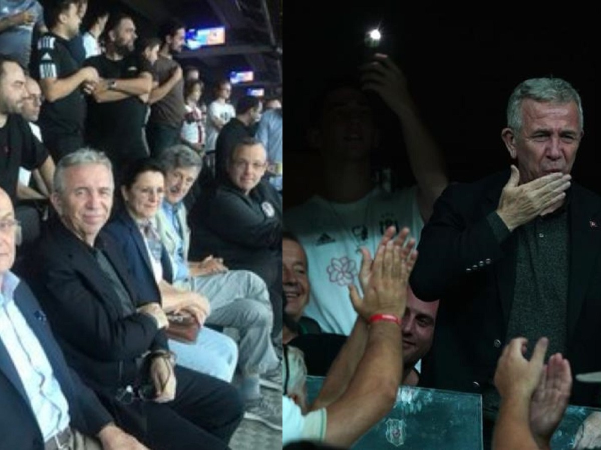 Mansur Yavaş Beşiktaş Fenerbahçe Derbisinde Cumhurbaşkanı Gibi Karşılandı