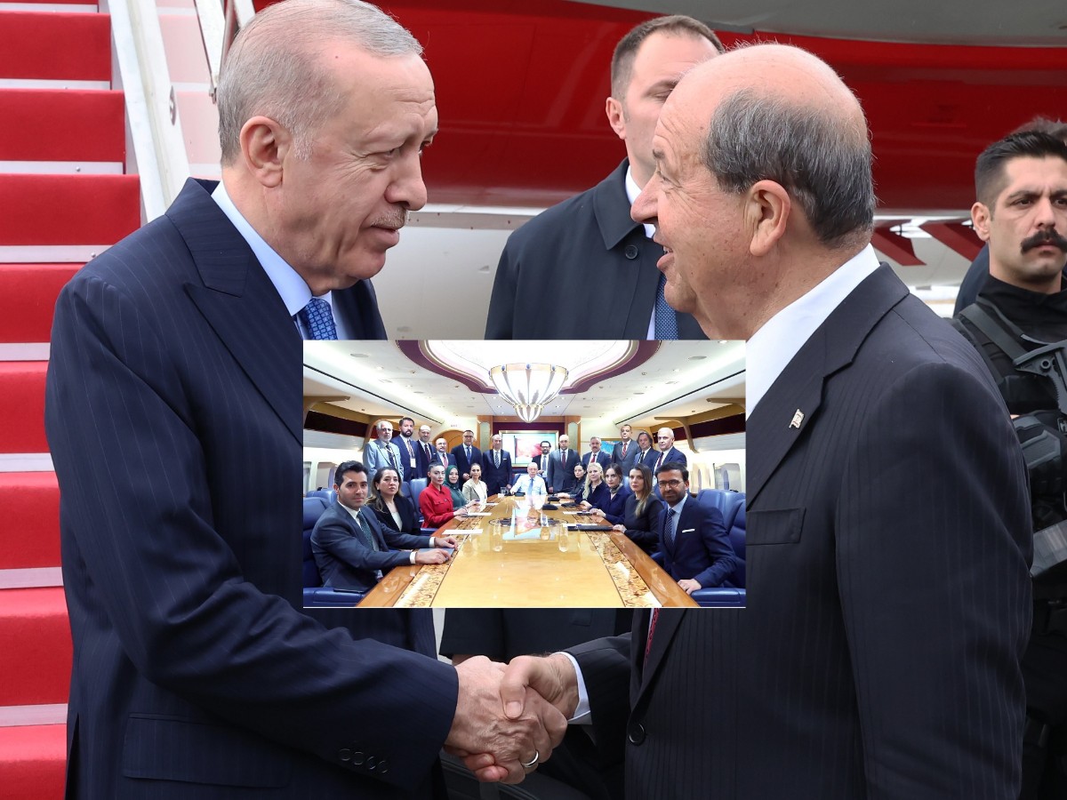 Erdoğan'ın KKTC'ye götürdüğü gruptakiler dönüşte ucuz içki ve sigara alışverişi için birbirini ezmiş