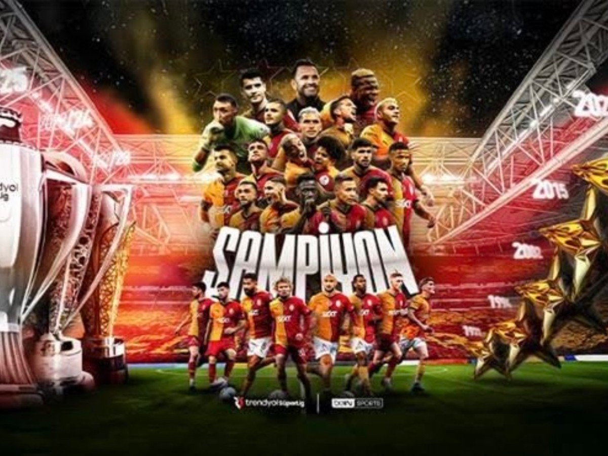 Galatasaray 25. Şampiyonluk zaferine ulaştı: Türkiye’nin 5 yıldızlı tek futbol kulübü
