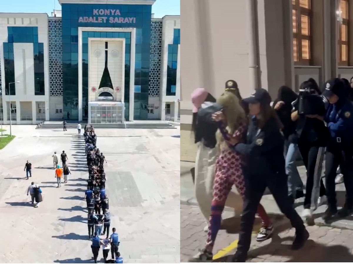 Konya Adliyesi önünde şaşırtan fuhuş ordusu: 74 hayat kadını masaj salonlarında...