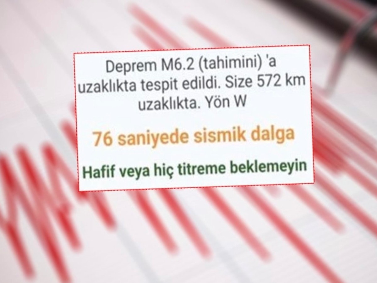 Telefonlara gelen 6,2’lik deprem uyarısı İstanbulluları korkuttu: Gerçek ne çıktı?