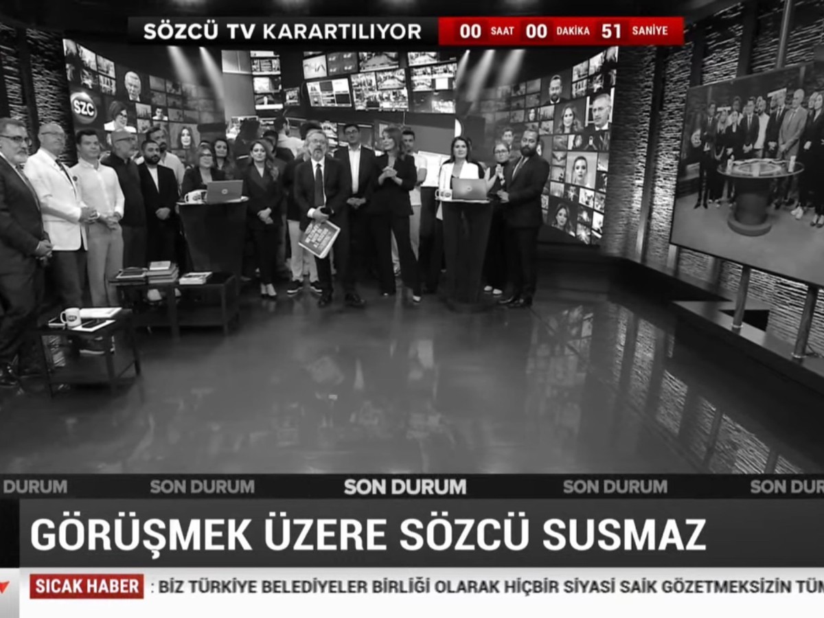 Türkiye’nin utanç gecesi: Sansürcü RTÜK kararıyla Sözcü TV ekranları karartıldı
