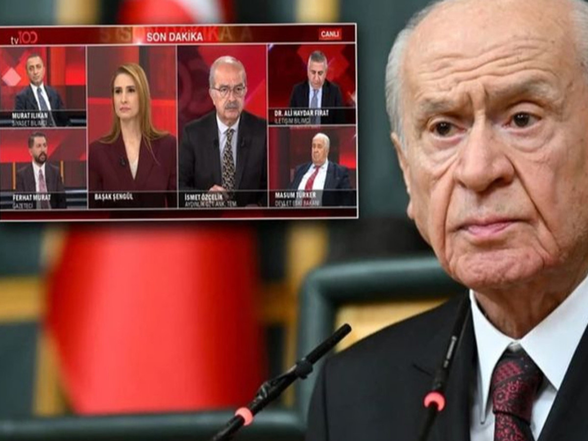 Devlet Bahçeli'den canlı yayında tv100 sunucusu Başak Şengül'e dikkat çeken mesaj