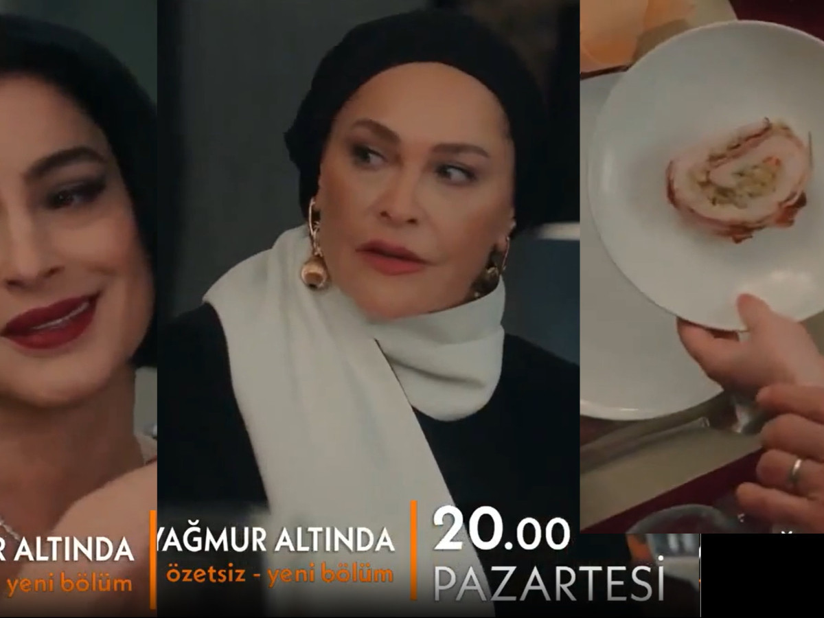 Hülya Avşar'ın Aynı Yağmur Altında dizisinde olay yaratan domuz eti sahnesi