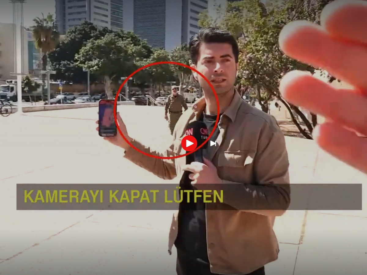 İsrail'de canlı yayında gözaltına alınan CNN Türk ekibi serbest bırakıldı