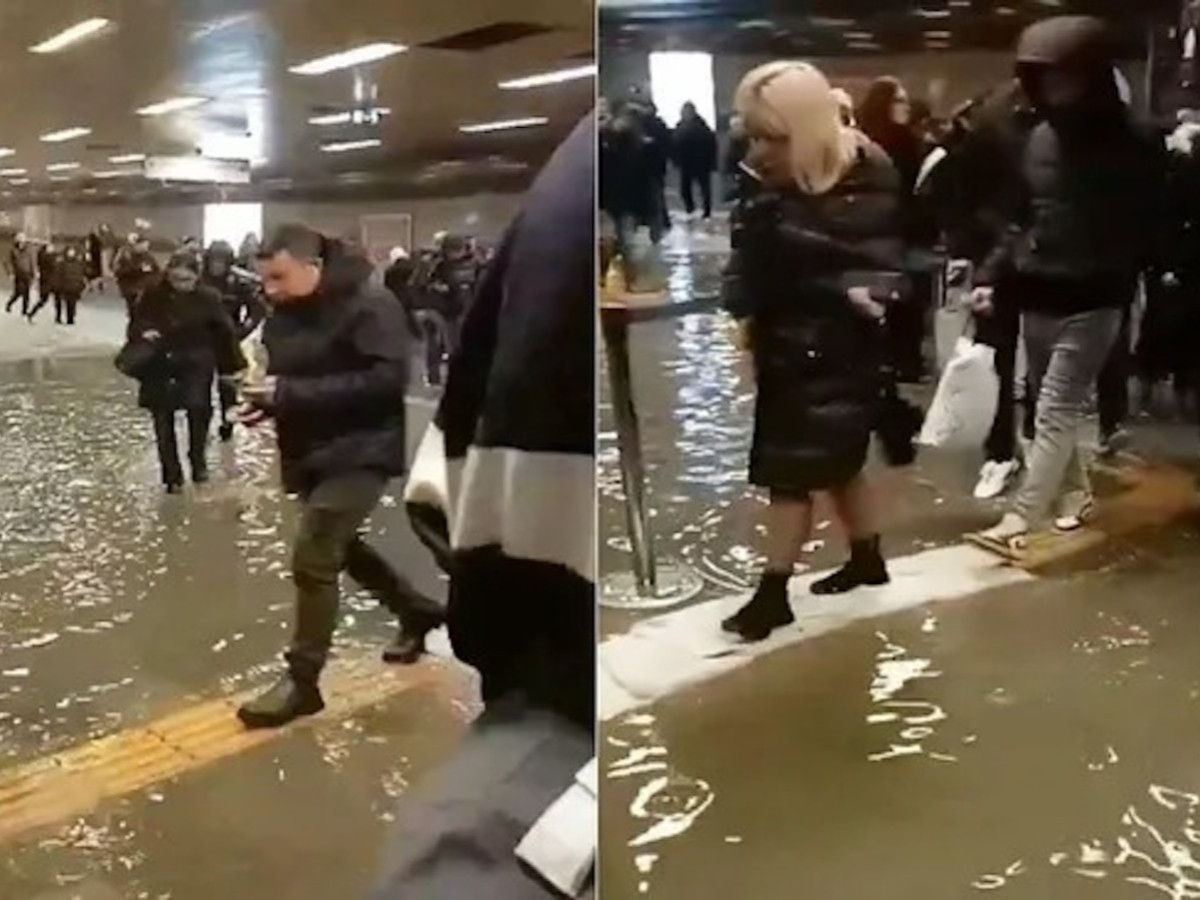 İstanbul’da işe gidiş kabusu: Mecidiyeköy metro istasyonu göle döndü
