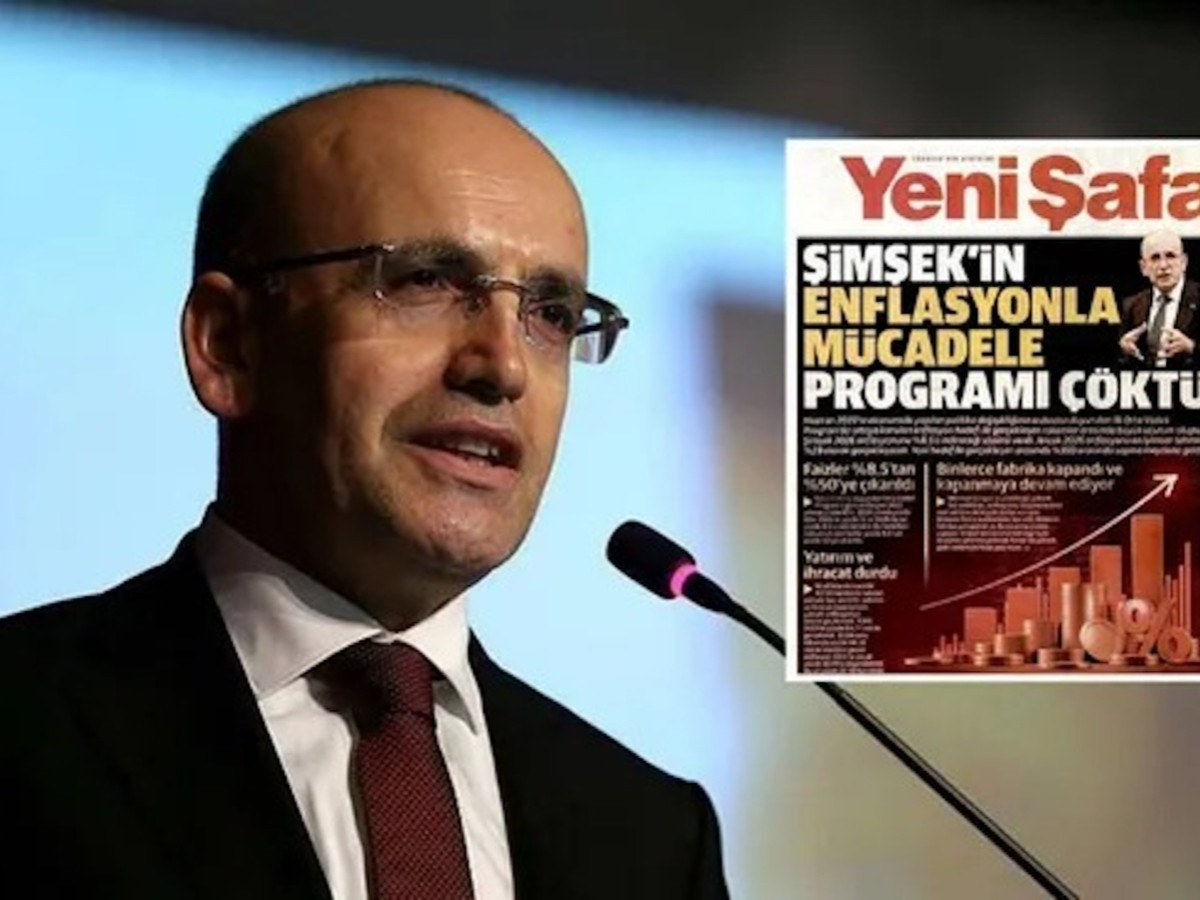 Yeni Şafak’tan Mehmet Şimşek’e faiz ve enflasyon eleştirisi: Hedef ile gerçek arasında uçurum var