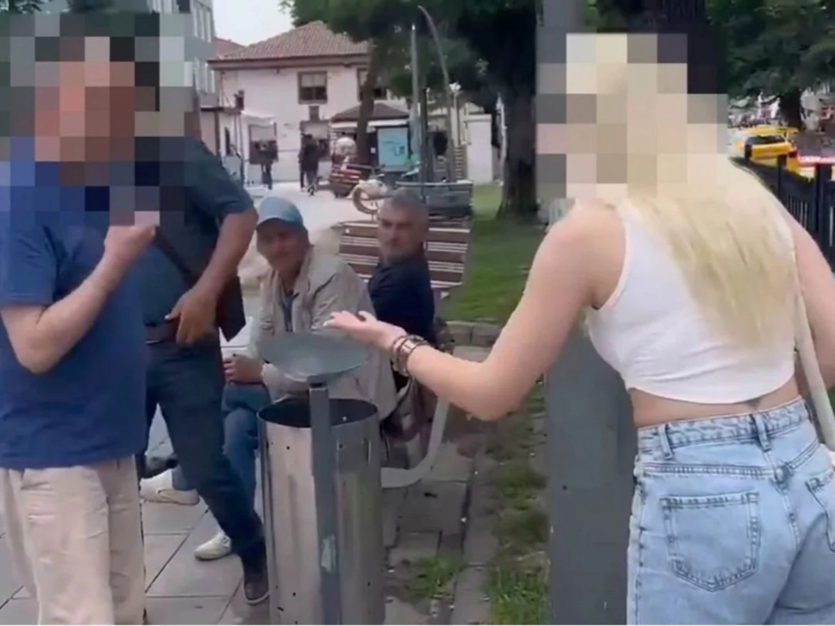 Genç kadının kıyafetine laf eden yaşlı adama tepki yağdı