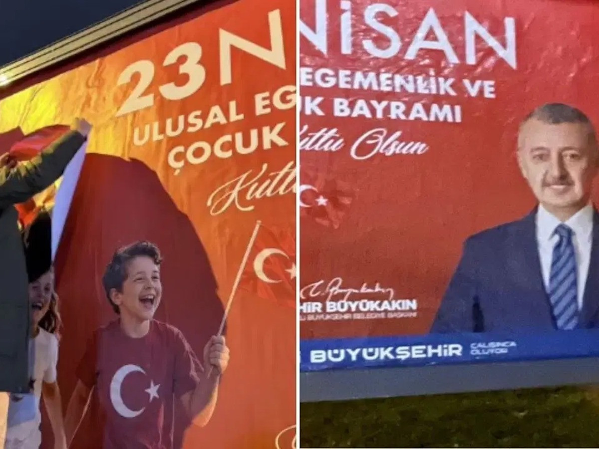 Kocaeli’de 23 Nisan afiş krizi: Atatürk yer almadı, CHP tepki gösterdi