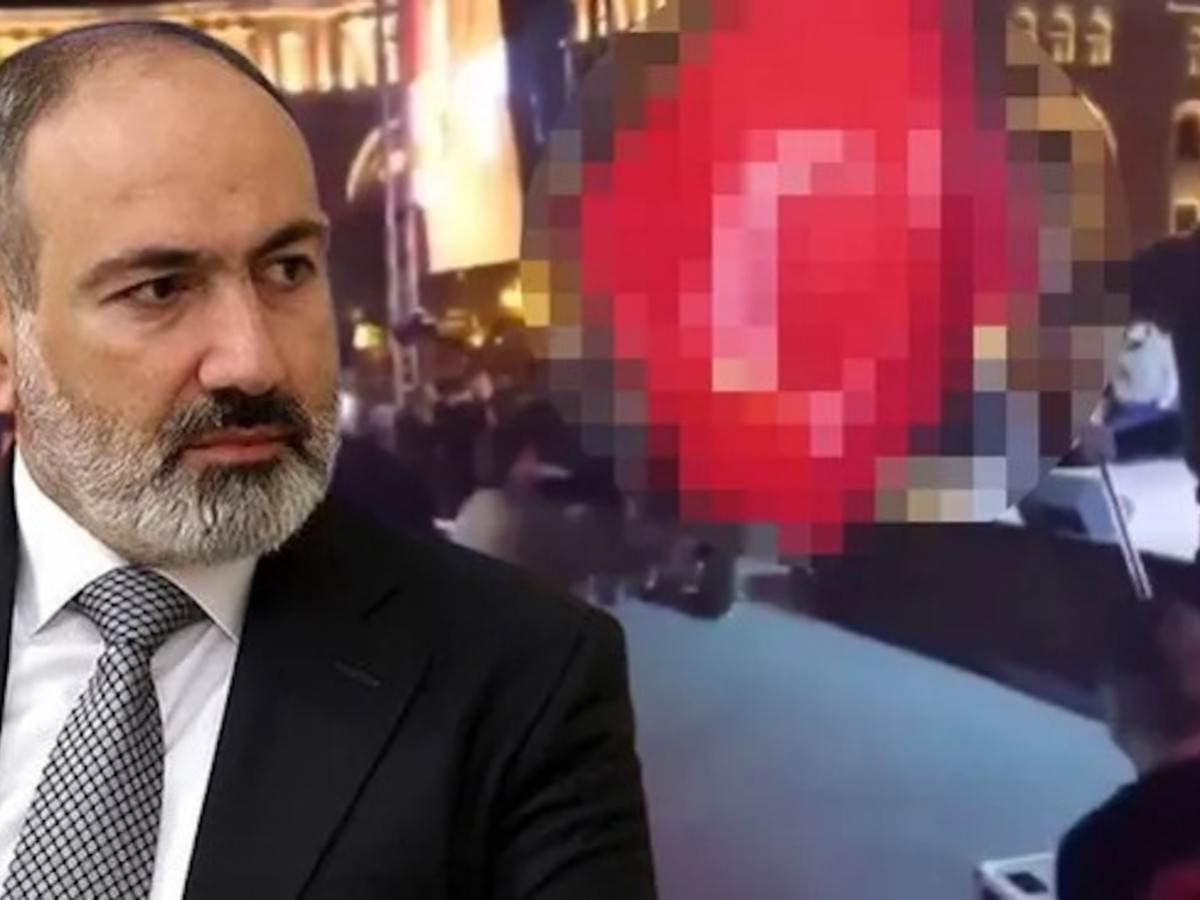 Ermenistan’da skandal: Türk bayrağına saldırı