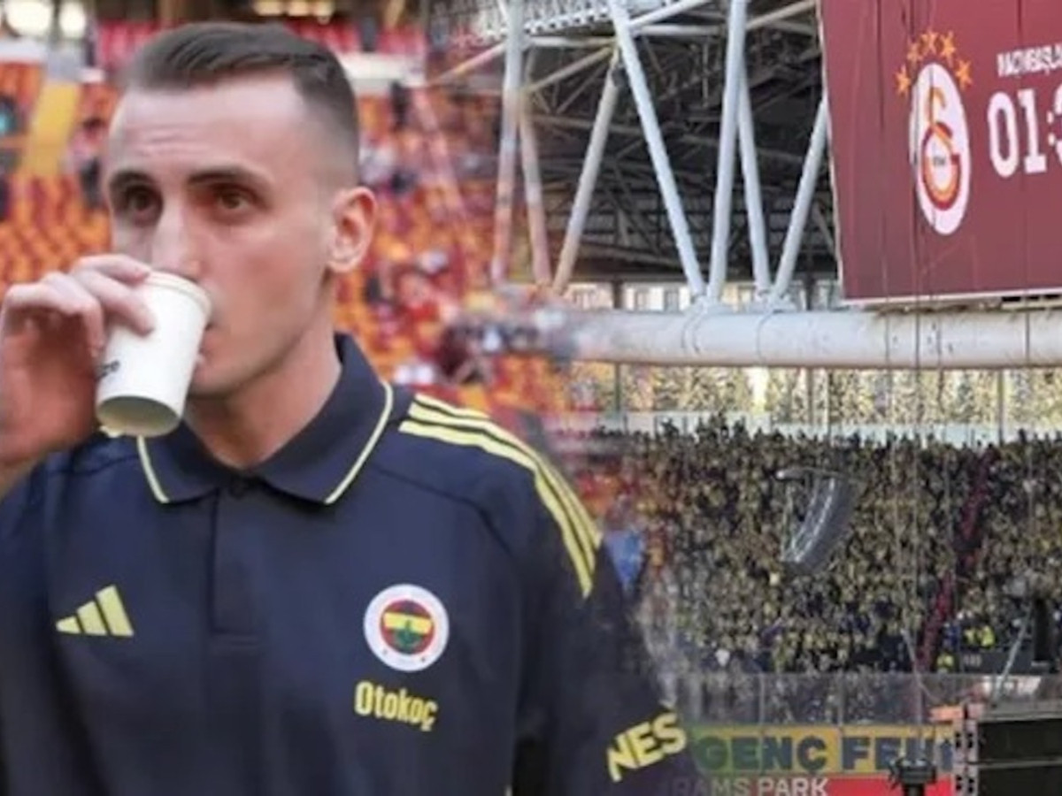 Derbi öncesi olay anlar: Galatasaray tribünlerinden Kerem Aktürkoğlu’na gönderme