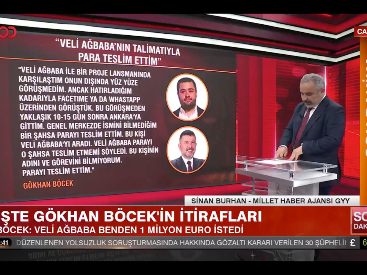 İşte itirafçı olan Gökhan Böcek'in ifadesi: Veli Ağbaba 1 Milyon Euro istedi