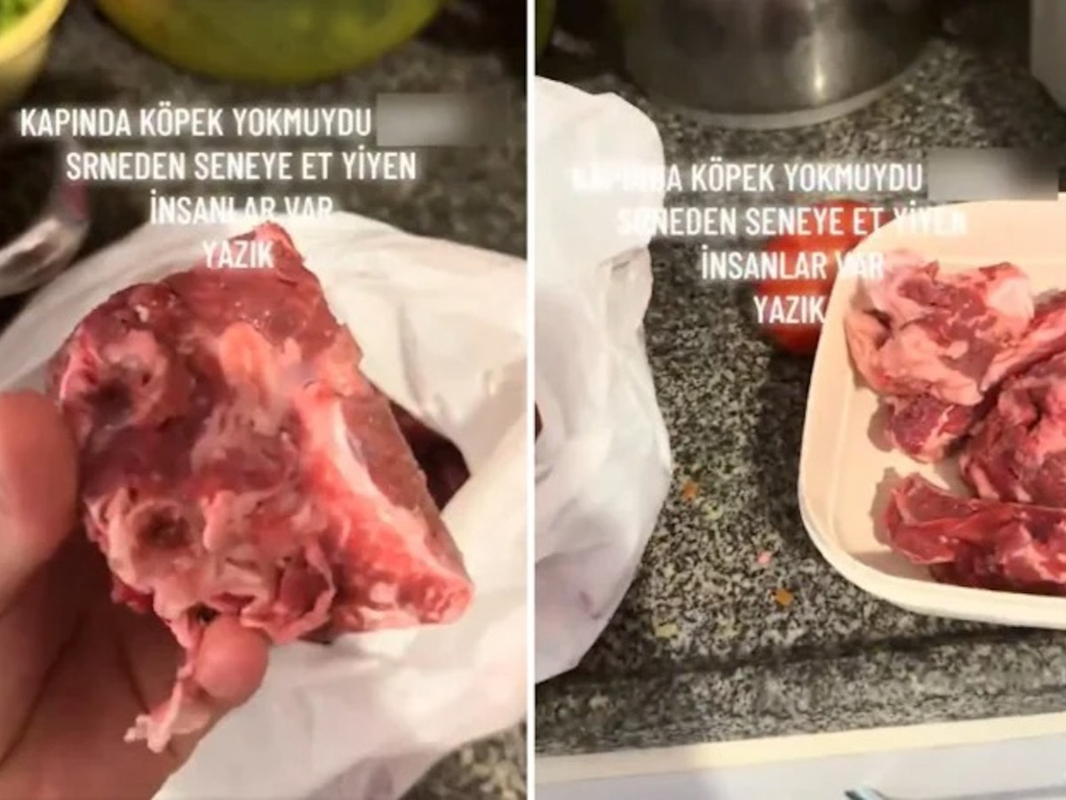 Bayramda gelen kurban payına isyan etti: Kapında köpek yok muydu?