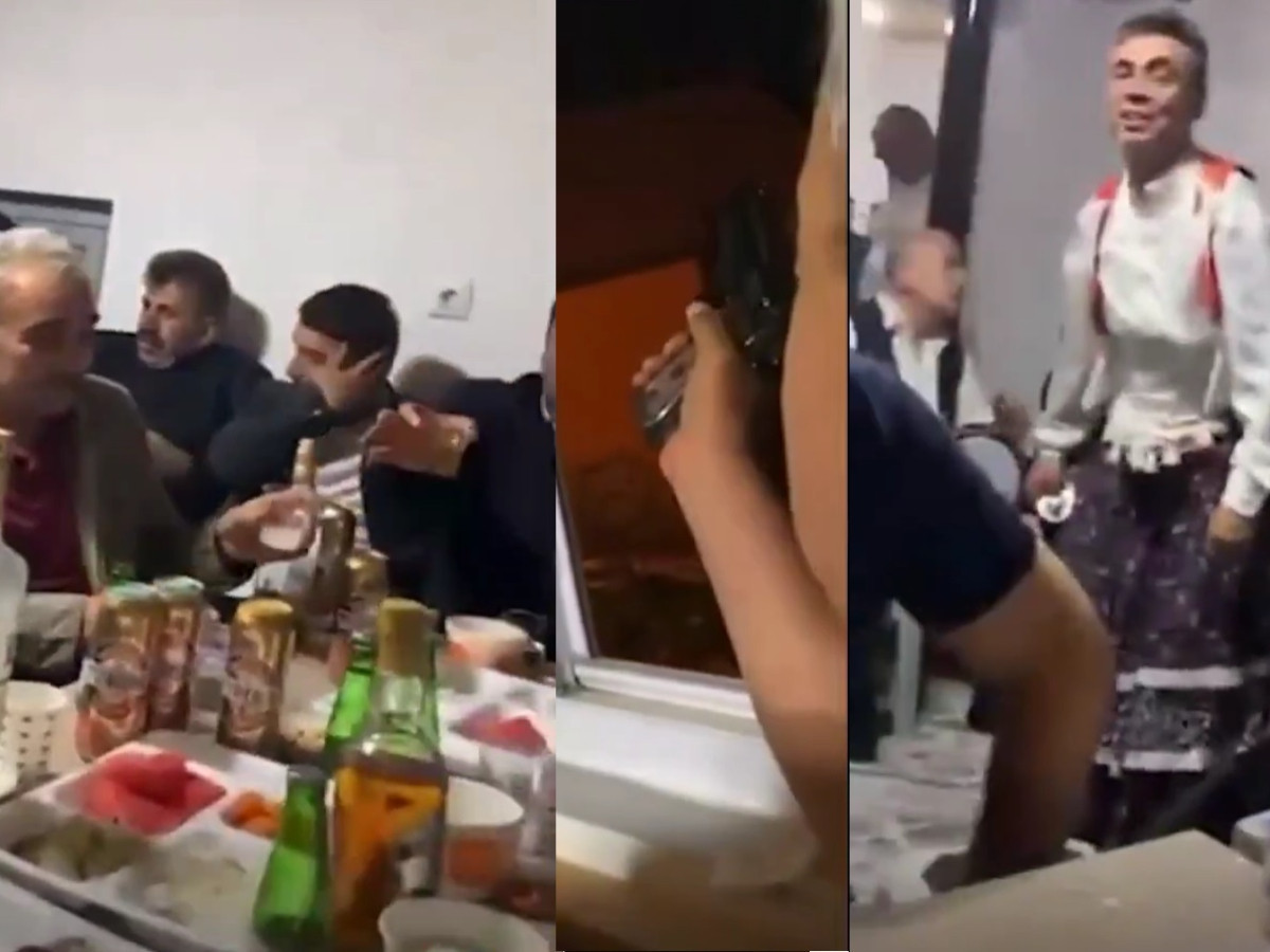 AKP'li yöneticilerin köçekli, rakılı, silahlı eğlencesi ortalığı karıştırdı: Aman Reis duymasın..