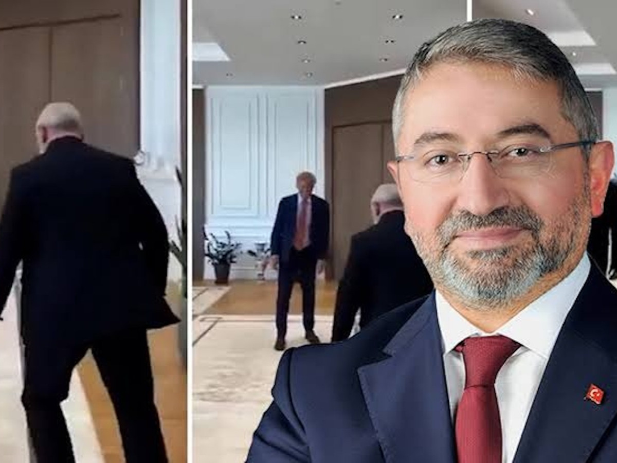Büyükelçi ile futbol oynadı, sosyal medya makam odasını konuştu