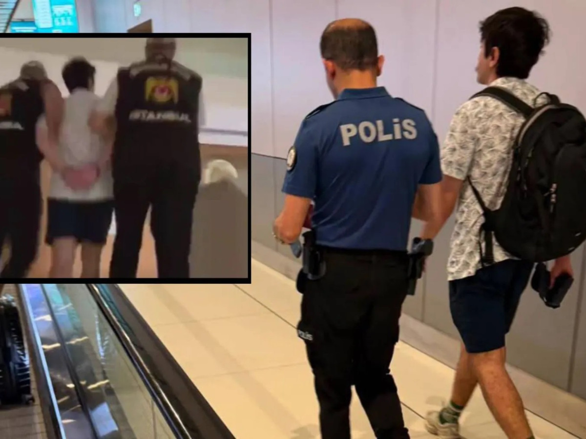 Komedyen Deniz Göktaş'a havalimanında gözaltı, emniyette ters kelepçe