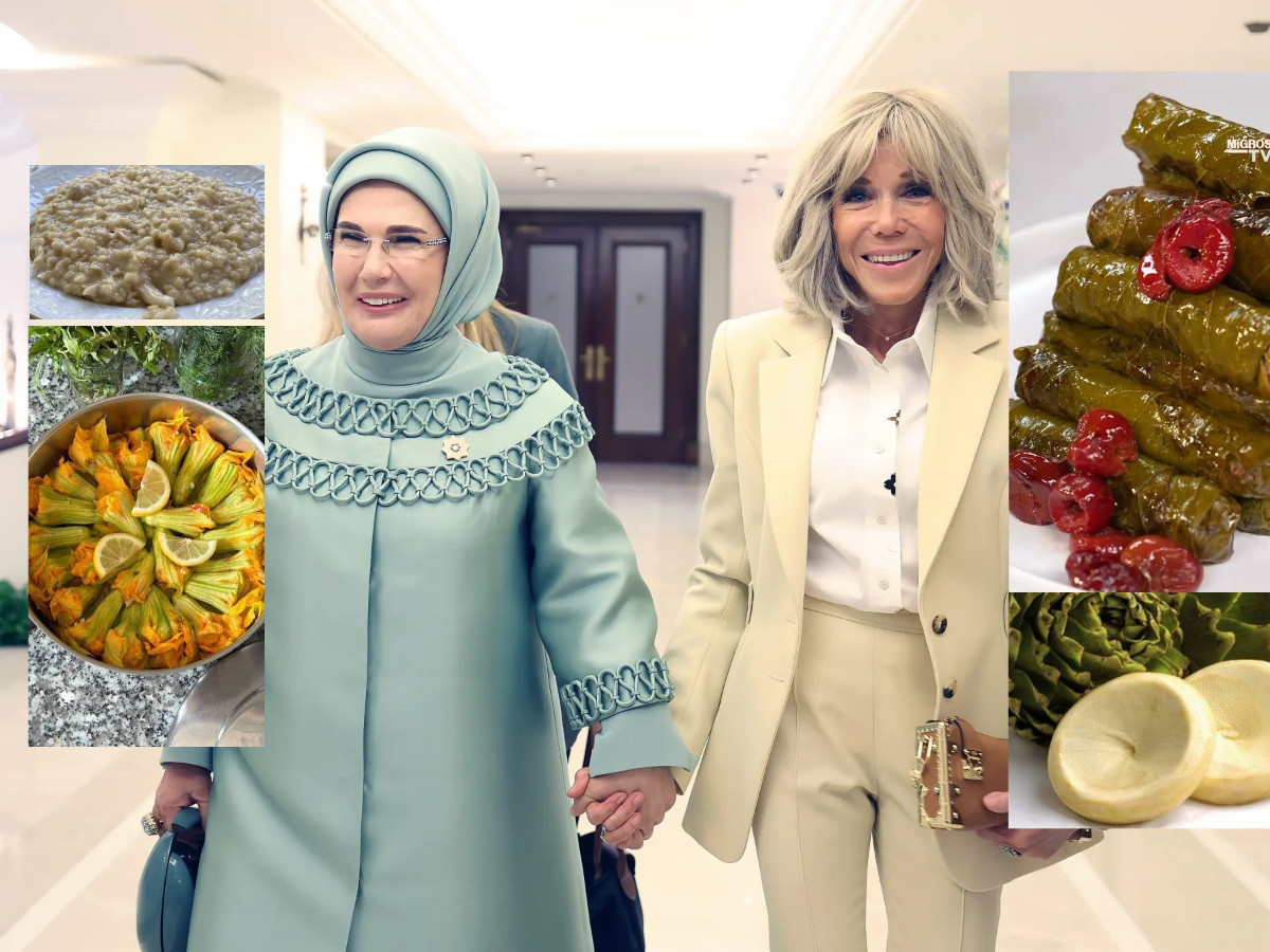 Emine Erdoğan'dan First Lady'lere keşkek, kabak çiçeği dolması, yaprak sarması ikramı