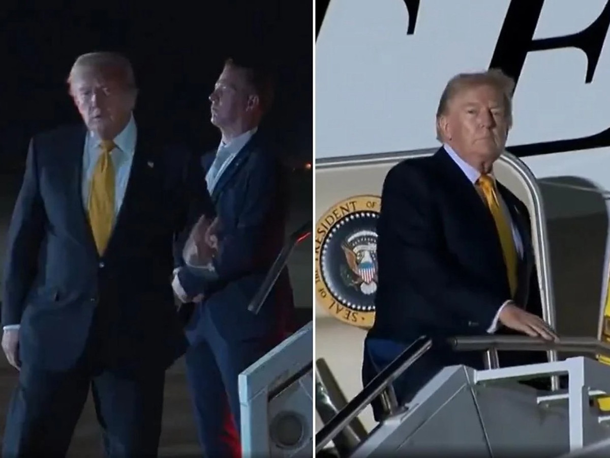 Trump Türkiye'den eski uçakla ayrıldı, İngiltere'de yenisine geçti