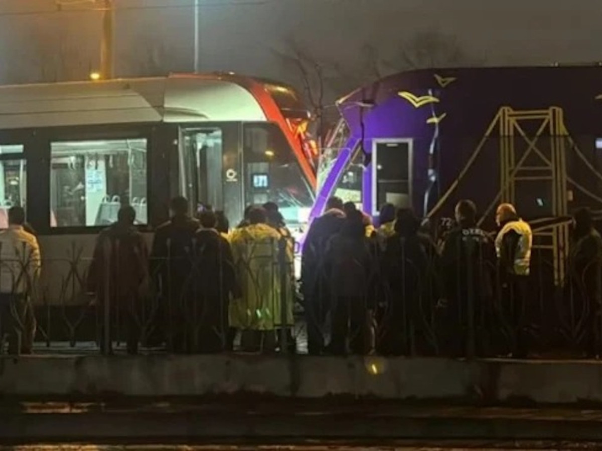 İstanbul’da tramvay kazası! İki tramvay çarpıştı, yaralılar var