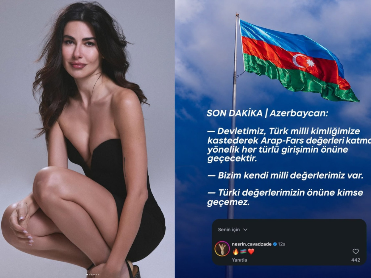 Nesrin Cavadzade'den Azerbaycan'ın yasak kararına destek paylaşımı