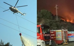 İstanbul'da da orman yangını başladı