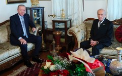 Erdoğan ve Bahçeli 4 ay sonra ilk kez yüz yüze görüştü