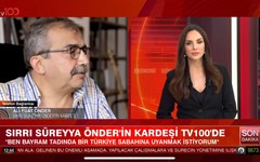 Sırrı Süreyya Önder’in kardeşi PKK’nın tarihi açıklamasını Tv100’e yorumladı