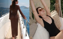 Simay Barlas tekne tatilinden tangalı pozunu paylaştı, hayranları beğeni yağdırdı
