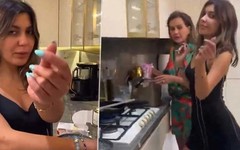 Bahar Candan, Dilan Polat’la helva kavurdu; o görüntüler tepki çekti