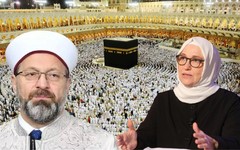 Diyanet sağolsun: Ali Erbaş'ın eşi Seher yenge hacca 6. kez VIP kontenjanıyla gitti