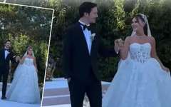 Feyyaz Şerifoğlu ve spiker Merve Dinçkol evlendi! Gözyaşlarını tutamadılar...