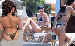 Devrim Özkan’a bikinisi fazla küçük gelince…