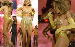 Jennifer Lopez'in sahnede eteği yere düştü: Hiç iç çamaşırı giymem, iyi ki bugün giymişim...