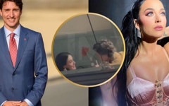 Katy Perry ve Kanada'nın eski başbakanı Justin Trudeau fena yakalandı