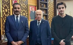 Mehmet Akif Ersoy olayında adı geçen Serkan Toper, Devlet Bahçeli’yi ziyaret etti