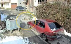 Bolu'da insanlıktan utandıran vahşet: Yolda uyuyan köpeğin üzerinden arabayla geçti