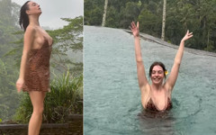 Melis Sezen yağmur altındaki dans videosuyla takipçilerini büyüledi