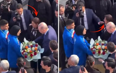 Aydın’daki açılışta skandal: Erdoğan'ın önünde Fotoğrafçı Özlem Çerçioğlu'nu böyle itti