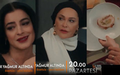 Hülya Avşar'ın Aynı Yağmur Altında dizisinde olay yaratan domuz eti sahnesi