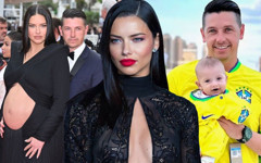Adriana Lima’nın oğlu Cyan annesinin kopyası