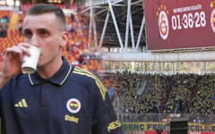 Derbi öncesi olay anlar: Galatasaray tribünlerinden Kerem Aktürkoğlu’na gönderme