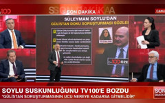 Hedefteki isim Süleyman Soylu suskunluğunu tv100'de bozdu: Bir dakika durursam...