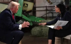 ABD'de canlı yayın krizi! Trump sinirlendi, yayını terk etti