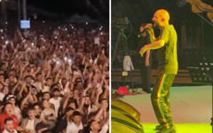 Kürt rapin öncü isimlerinden Serhado, Diyarbakır'da hayranlarıyla buluştu