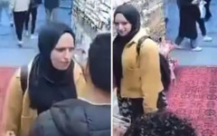 İstanbul'da erkek esnafı taciz eden kadının yeni görüntüleri ortaya çıktı