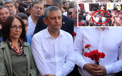 Madımak anmasında Özgür Özel'e protesto