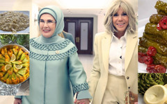 Emine Erdoğan'dan First Lady'lere keşkek, kabak çiçeği dolması, yaprak sarması ikramı