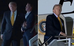 Trump Türkiye'den eski uçakla ayrıldı, İngiltere'de yenisine geçti