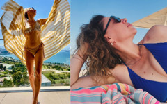 Kızılcık Şerbeti'nin Kıvılcım'ı Evrim Alasya bikini sezonunu açtı
