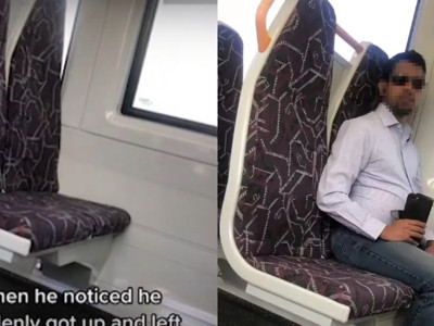 Trende Kendisini Kameraya Çeken Tacizci Sapığı İfşa Etti!